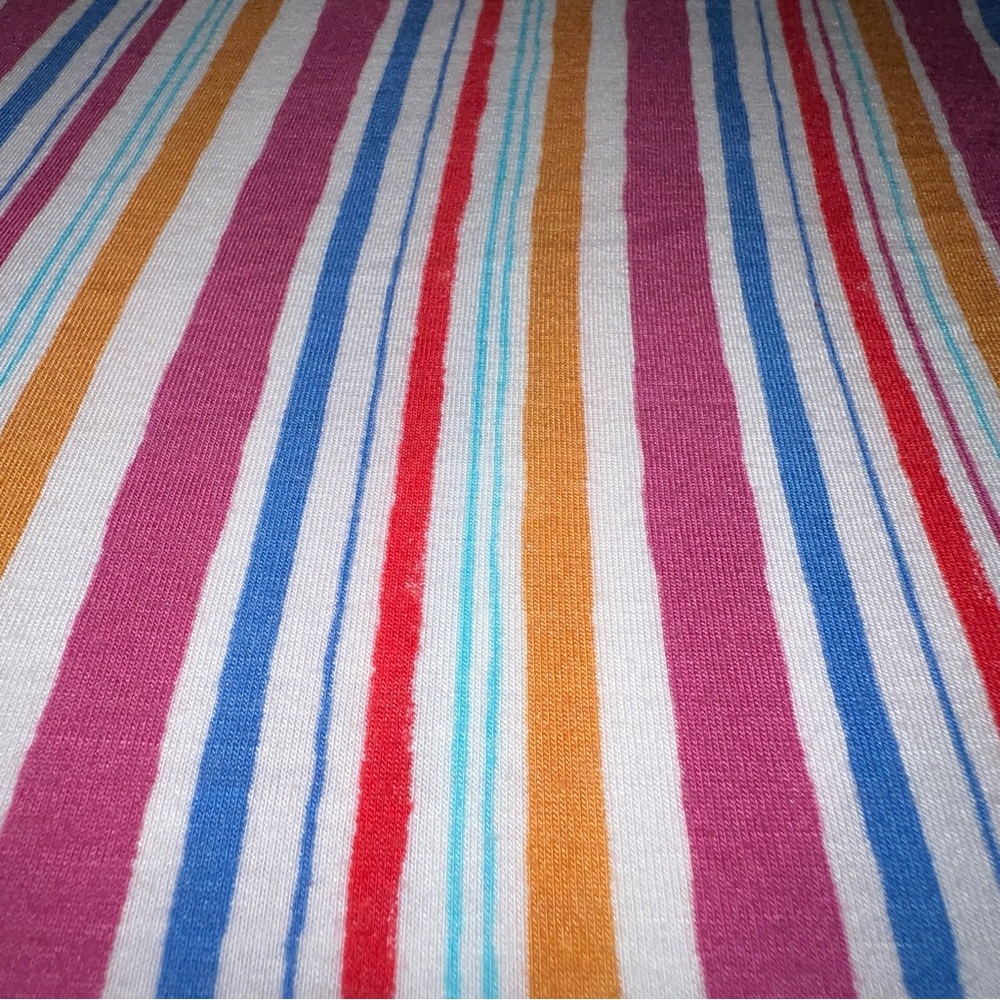 Modcloth Handkerchief Hemline Flutter Sleeve Stri… - image 7